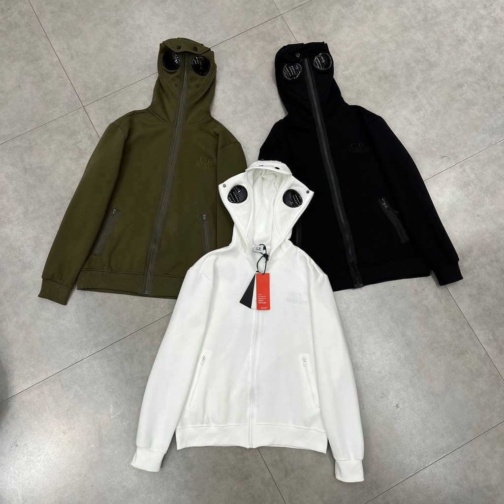 C CP เลนส์สไตล์อเมริกัน Street ผ้าฝ้ายแท้หลวมสบายๆ Hooded ผู้ชายผู้หญิงคู่ All-Match CP เสื้อกันหนาว