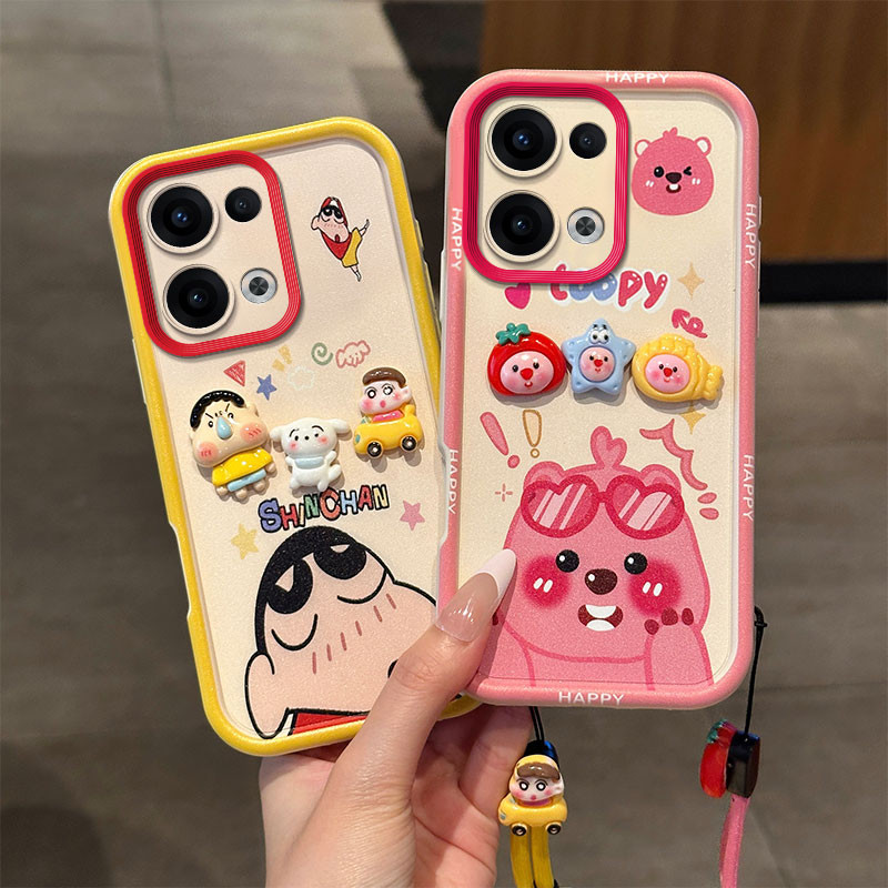 เคส 3D สําหรับ OPPO Reno13,5G,ป้องกันการตก,เคสโทรศัพท์ ,CPH2689,เคสป้องกันอินเทรนด์ที่ประณีตใหม่ยอดน