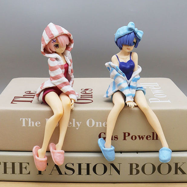 [2025ใหม่] Zero-Starting Life in Another World Press Cup Noodles Home Clothes Rem Ram Figure Car Des