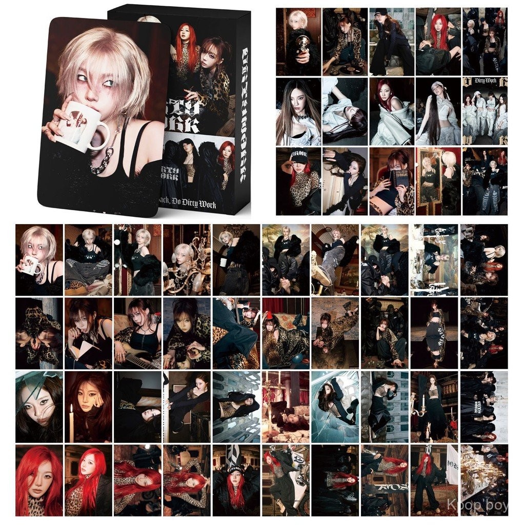 127 แผ่น AESPA Photocard สติ๊กเกอร์ DIRTY WORK KARINA WINTER V60N
