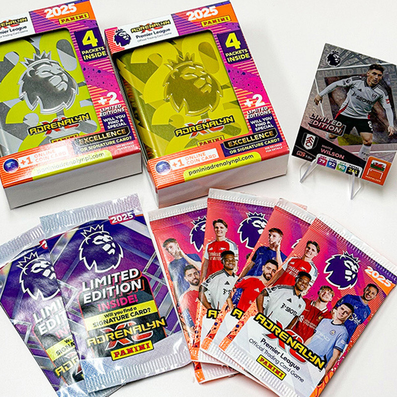 ของแท้ Panini2025Premier League Star Cards Boxed Manchester United Merchandise Official Football Lea