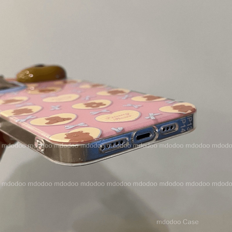 เคส For Xiaomi 15T 14T Pro 13T 12T 5G 13 12 12X 12S 4G 11T 11 Lite 10T 9 SE A2 Cute Little Bow Heart 3D Bear Doll All Over Hhe Screen Pink Girl Lace Cat Paw Short Lanyard Anti-Drop Soft Phone Case TM 61 - รูปที่ 7