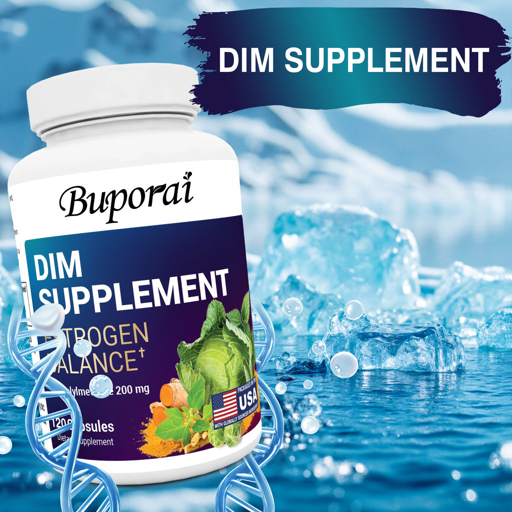 Estrogen Balance พร้อม DIM อาหารเสริม Estrogen ธรรมชาติสําหรับผู้ชายหรือผู้หญิง