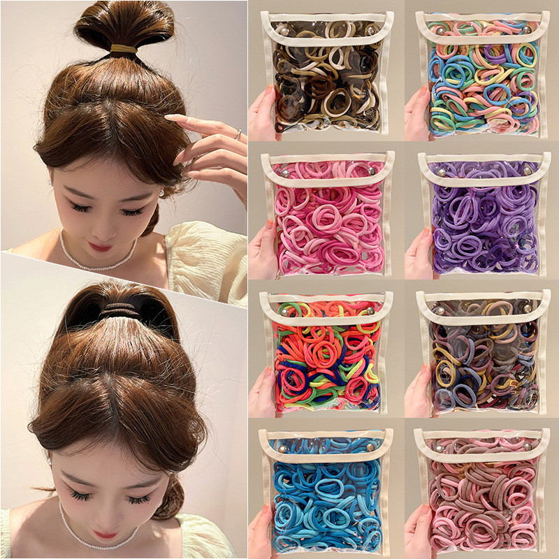 เนคไทคาดผมสีดำ ออกแบบมินิมอล .material.ยืดหยุ่นสูง พร้อมยางรัดผม 100 ชิ้น