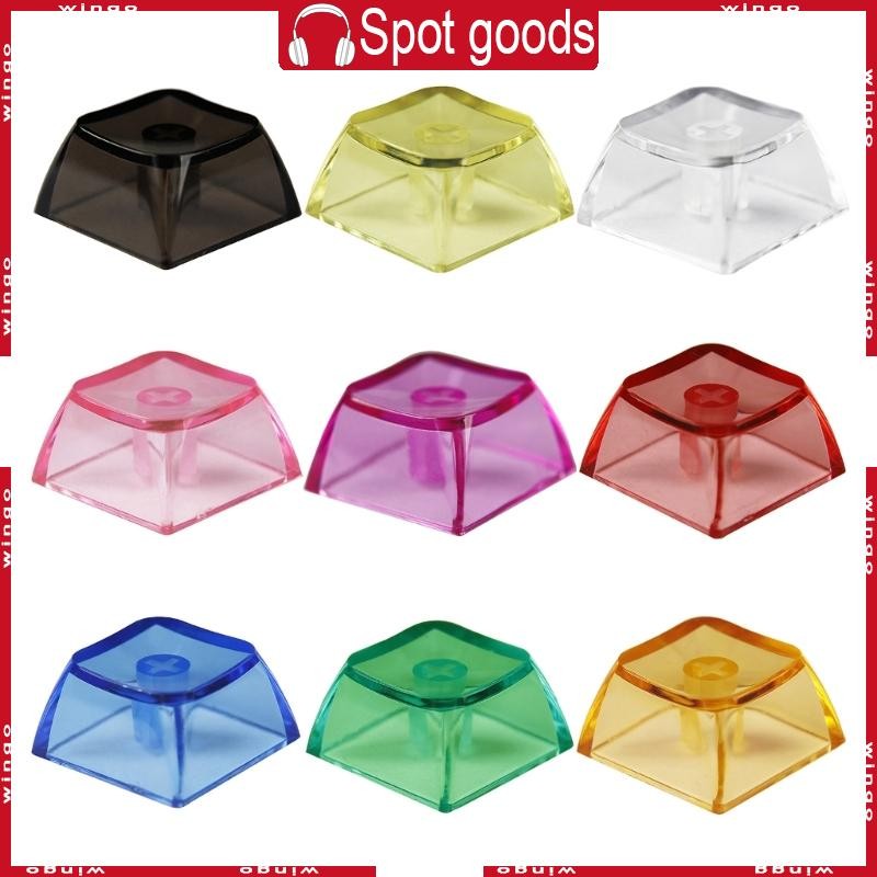 WIN 10 ชิ้น 1U XDA2 Profile Keycaps Blank Multicolor Keycap Backlit คีย์บอร์ด Keycaps