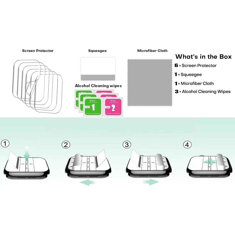 IDW20 ตัวป้องกันหน้าจอสมาร์ทวอทช์, Lamshaw Full Coverage TPU Clear Film เข้ากันได้กับ TMHAI IDW20/Fa