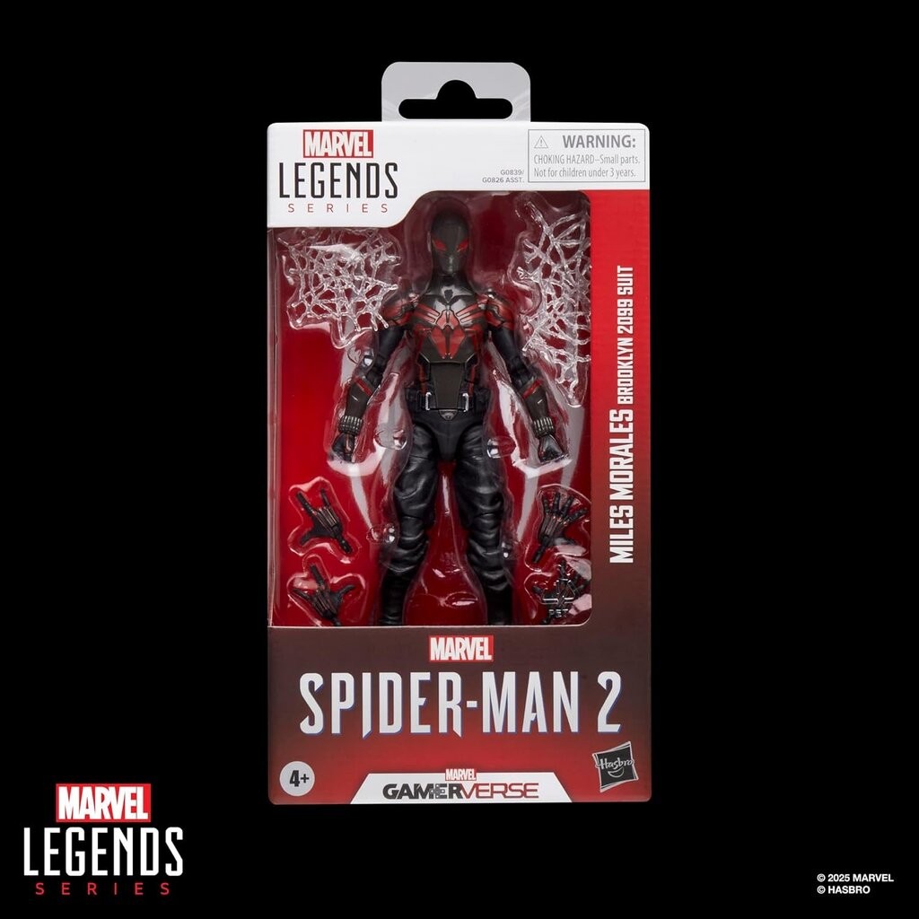 Hasbro Marvel Legends Series Gamerverse Miles Morales Brooklyn 2099 Suit Spider-Man Action Figure ฮาสโบร มาร์เวล เลเจ...