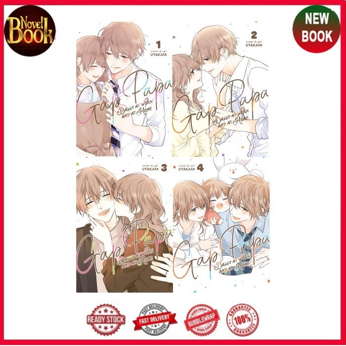 Gap Papa Comic: Daddy at Work and at Home (4 เล่ม) - TokoNovelBook