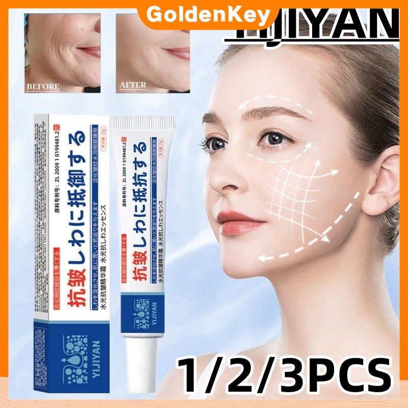 【สต๊อกพร้อม】Yijiyan Anti-wrinkle Essence Eye Cream 1/2/3pcs Moisturizing Refreshing Non-sticky ลดเลื