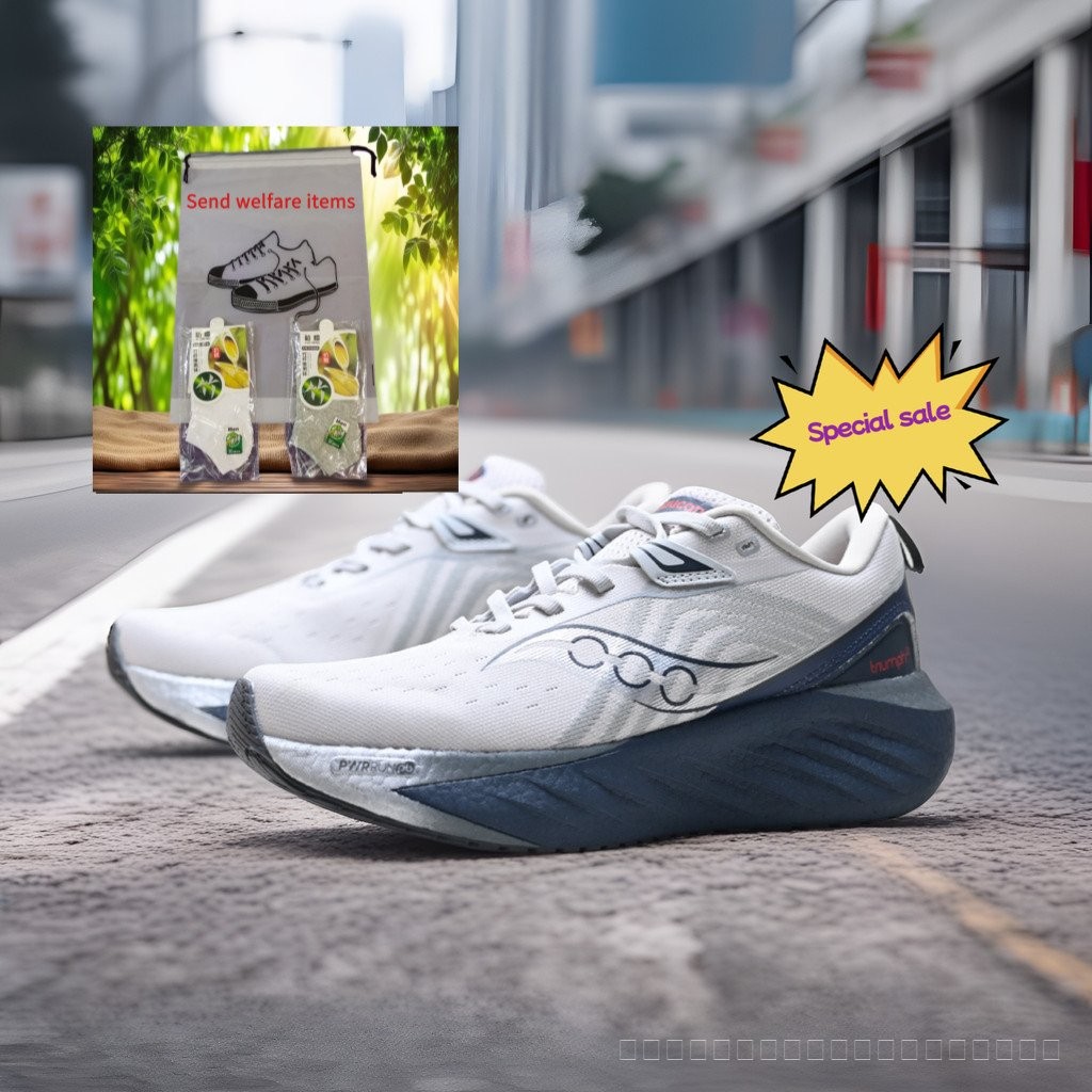 Saucony Triumph 22 Victory รองเท้าวิ่งซัพพอร์ตดี มีระบบระบายอากาศ พร้อมส่ง
