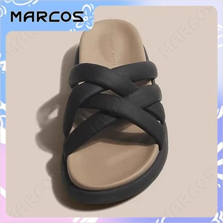 MRACOS รองเท้าแตะผู้หญิง รองเท้าแตะท่องเที่ยวฤดูร้อน รองเท้าแตะฤดูร้อน รองเท้าแตะนุ่มไม่ลื่น สวมใส่สบาย#01