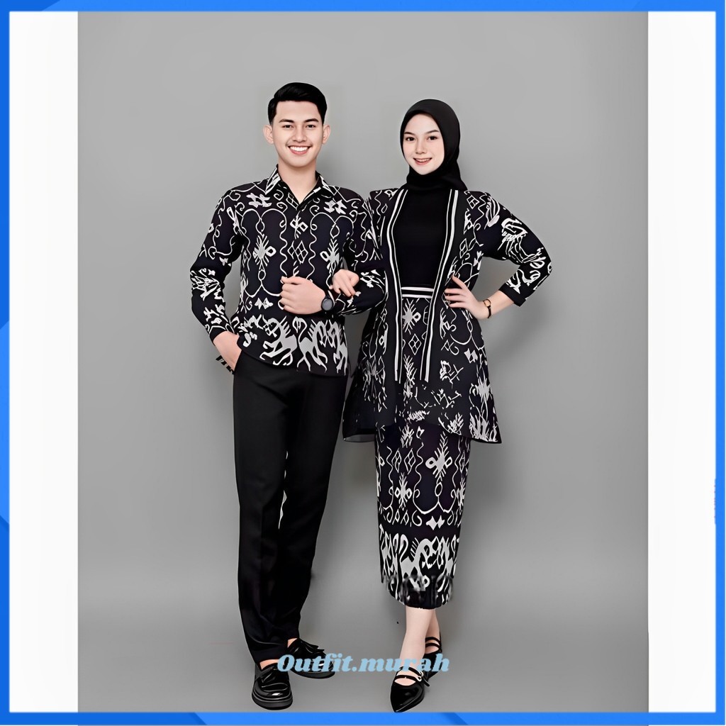 MADAM BLACK NTT OUTER & SKIRT - COUPLE WOVEN COUPLE - WOVEN COUPLE SET - เสื้อผ้าที่ดีที่สุด - เสื้อ