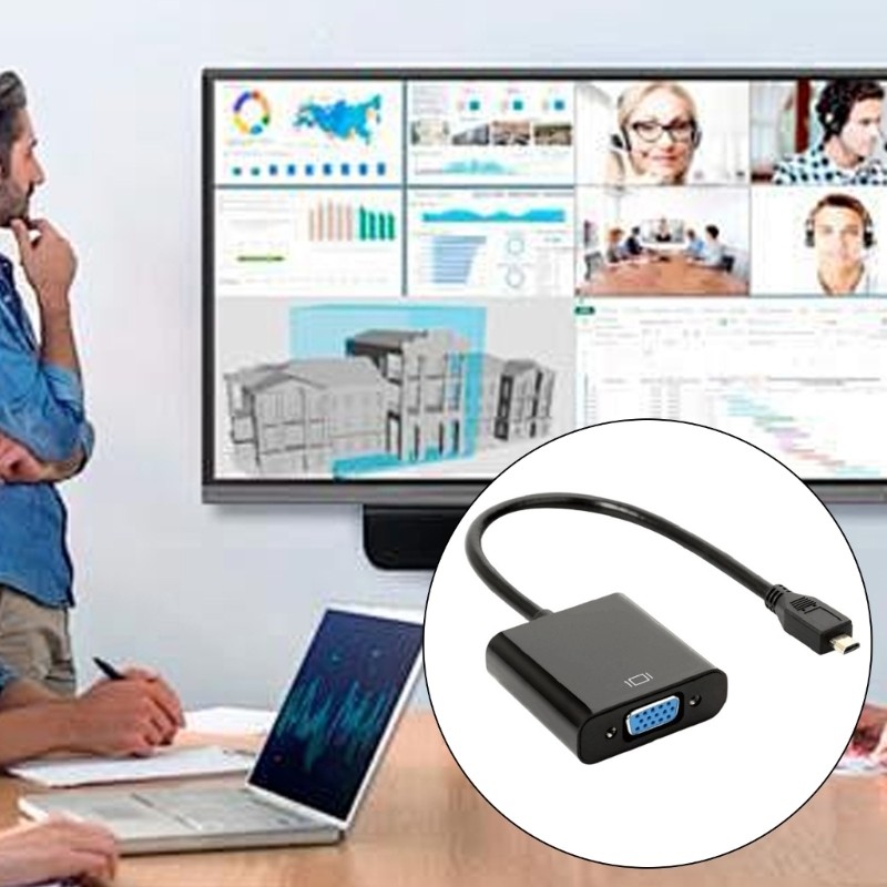 Amana Video Converter เหมาะสําหรับแล็ปท็อปแท็บเล็ตโปรเจคเตอร์จอแสดงผลการเชื่อมต่อ