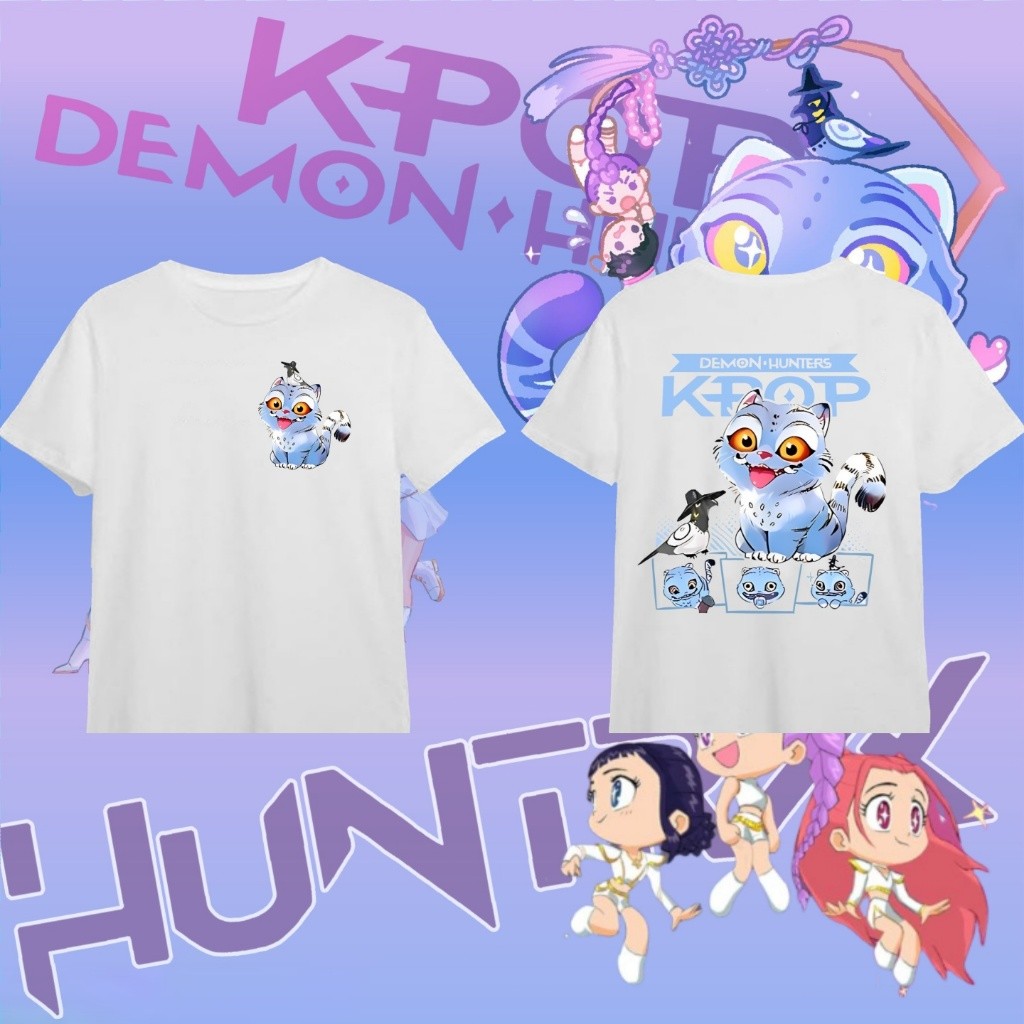 Unisex 2025 KPop Demon Hunters ภาพยนตร์ TShirt HUNTR/X Zoey พิมพ์ TShirt 05 Unisex TShirt ผู้ใหญ่และ
