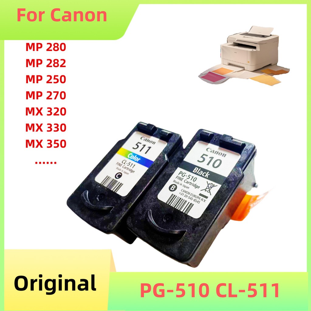 PG-510 & CL-511 ชุดตลับหมึก - สําหรับเครื่องพิมพ์ PIXMA MP230/MP237/MP250/MX330/MX360