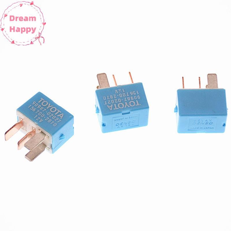 DreamHappy คุณภาพสูงรีเลย์รถยนต์ขนาดเล็ก Denso รีเลย์ 12V 4pin รีเลย์ไฟฟ้ารถยนต์รีเลย์ขนาดเล็ก EFI รีเลย์ TH