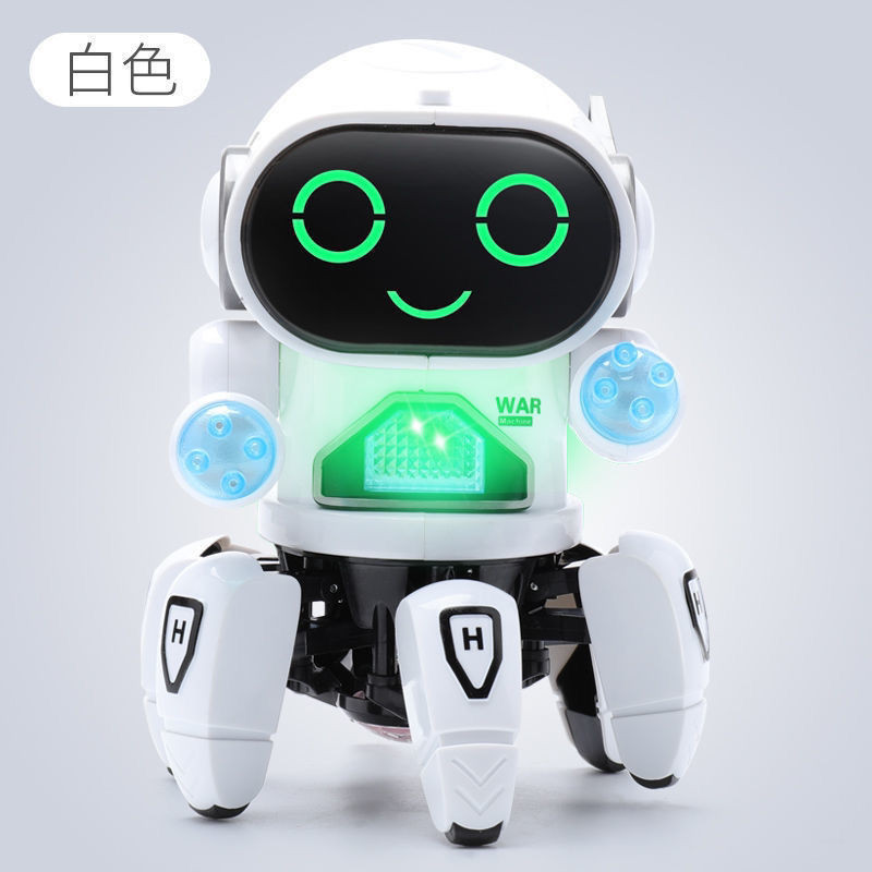 เด็กไฟฟ้าของเล่นแสงร้องเพลงเต้นรําหกกรงเล็บหุ่นยนต์ต้นการศึกษาการศึกษา0-3ปีชายหญิงของขวัญ/8.7