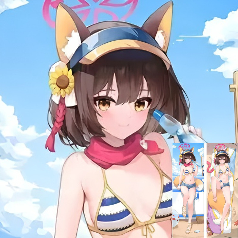 Blue Archive Kuda Izuna หมอนอิงอนิเมะ