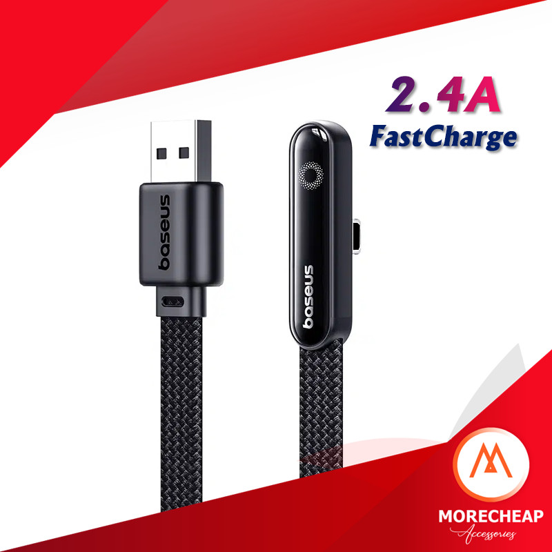 🔥ถูก/แท้🔥Baseus MVP 3 สายชาร์จเล่นเกมส์ 2.4A Fast Charging Cable LN