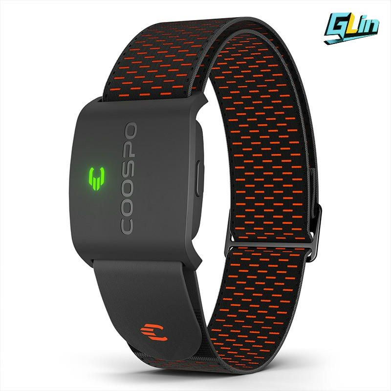 [GLin] COOSPO HW9 เครื่องวัดอัตราการเต้นหัวใจของ Armband – HR Zones/การติดตามแคลอรี่, BLE5.0 ANT+ สํ