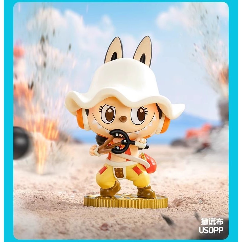 ของแท้ THE MONSTERS LABUBU One Piece Series Mystery Box LABUBU One Piece รูปเครื่องประดับตุ๊กตา