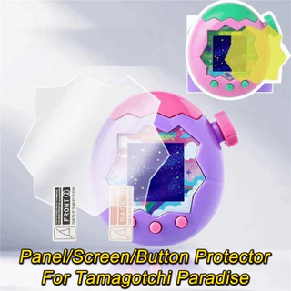 HD Anti-scratch แผงฝาครอบป้องกันสําหรับ Tamagotchi Paradise สัตว์เลี้ยงอิเล็กทรอนิกส์ของเล่นเกม TPU หน้าจอสีเหลืองป้องกันฟิล์มนุ่มเต็มรูปแบบอุปกรณ์เสริมเกม
