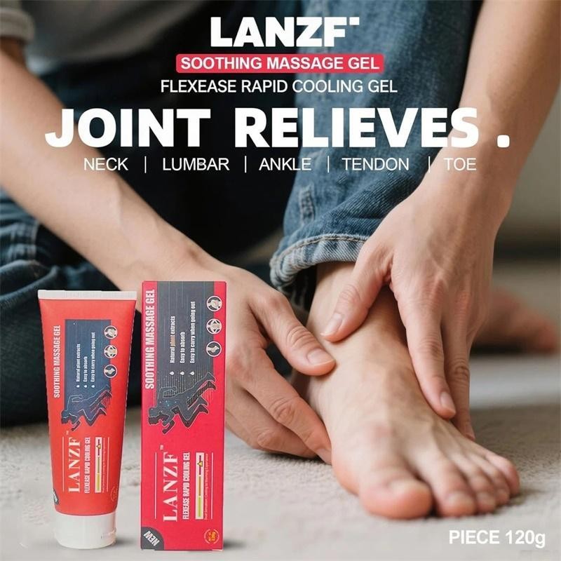 Joint Gel Soothing Cream 120g Gentle Soothing Fast Action Reliever เจลเข่าข้อเท้าไหล่กลับเท้าคอมือขา