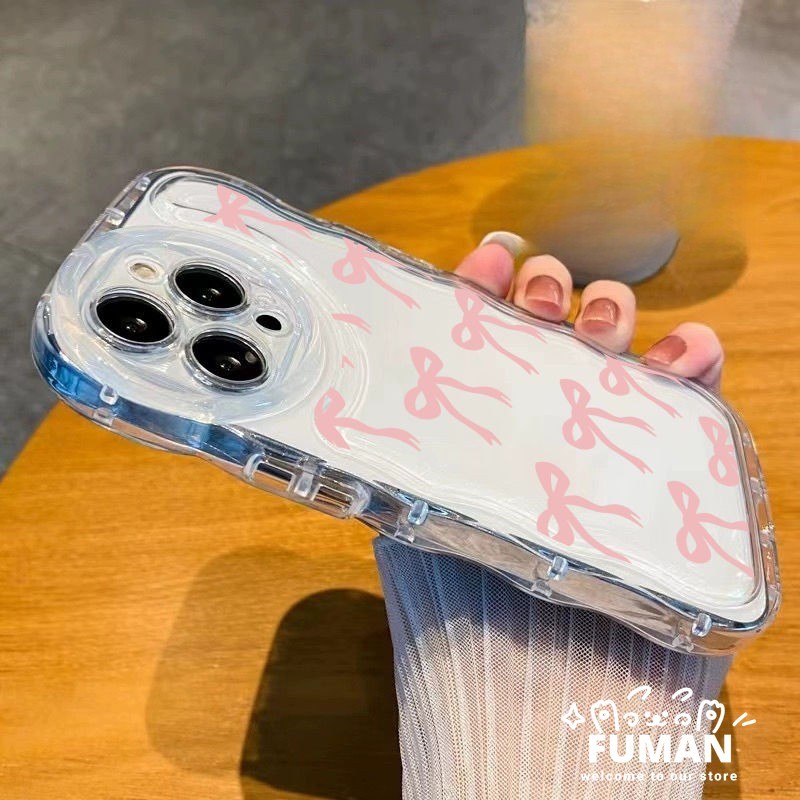 Insสไตล์สีชมพูสีฟ้าโบว์เคสโทรศัพท์สําหรับHuawei Pura 80 70 Ultra P60 Art P50 P50E P40 P30 P20 Mate 70 60 50 50E 40 40E 30 30E 20 Pro Plus 5G 4G Clearปลอกนุ่มกันกระแทก