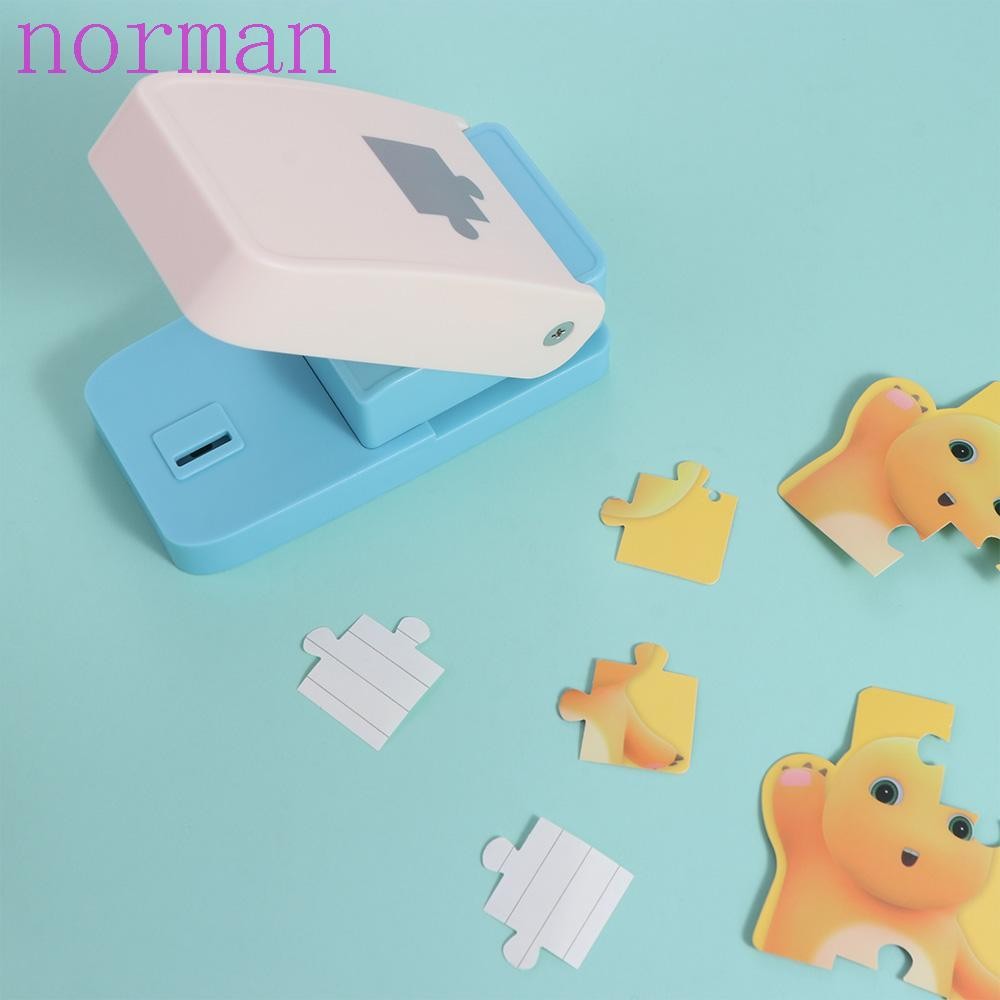 ลายนูนปริศนา NORMAN|จิ๊กซอว์ตัดภาพประหยัดแรงงานทํา|เครื่องมือปริศนา DIY ทําด้วยมือขนาดใหญ่ Hands-on ของขวัญที่ไม่ซ้ํากัน