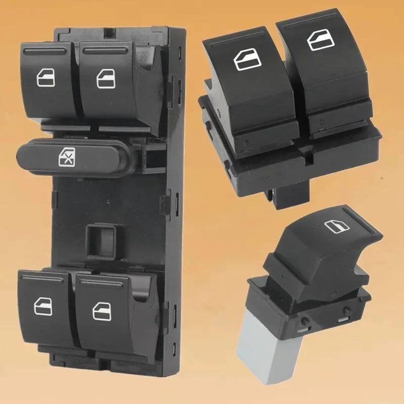 ไฟฟ้าสวิทช์หน้าต่างสีเขียว Fit สําหรับ Skoda Fabia 2 Octavia 1Z Roomster 2006 - 2015 1Z0959858บี 1Z0