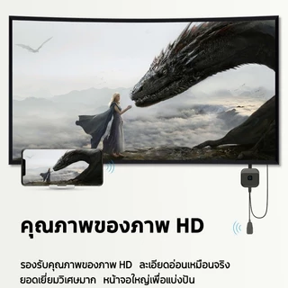 สายต่อมือถือทีวี iOS/Android to HDMI 2.0 1080P 60Hz แชร์หน้าจอ เล่นเกม ส่งด่วน