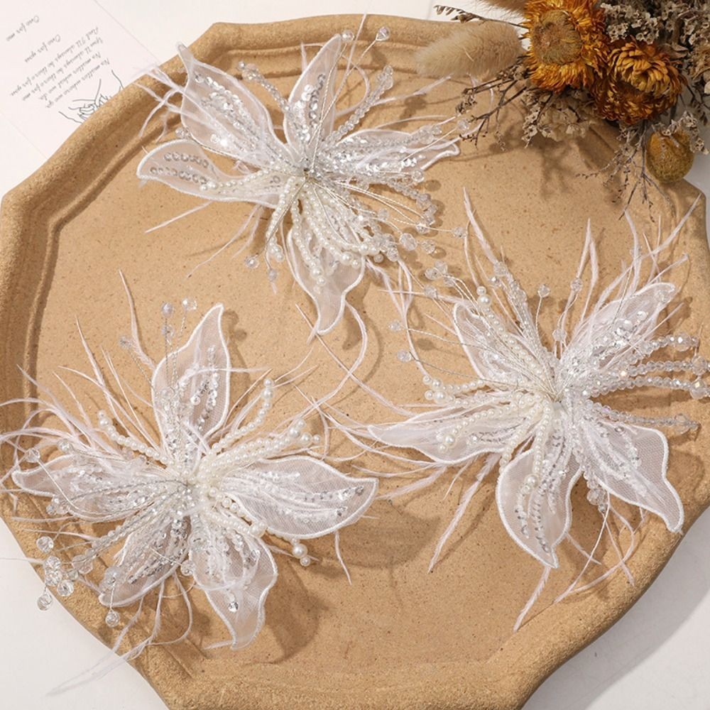 ALLUCK Organza ดอกไม้ Patch รูปที่ 7