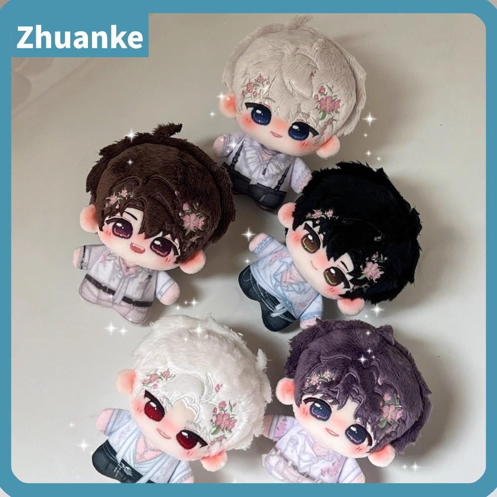 ZHUANKE Love and Deepspace Doll, Xavier Zayne Caleb Sylus ตุ๊กตาตุ๊กตา, รูปการ์ตูน 10 ซม. ดอกไม้ Xav