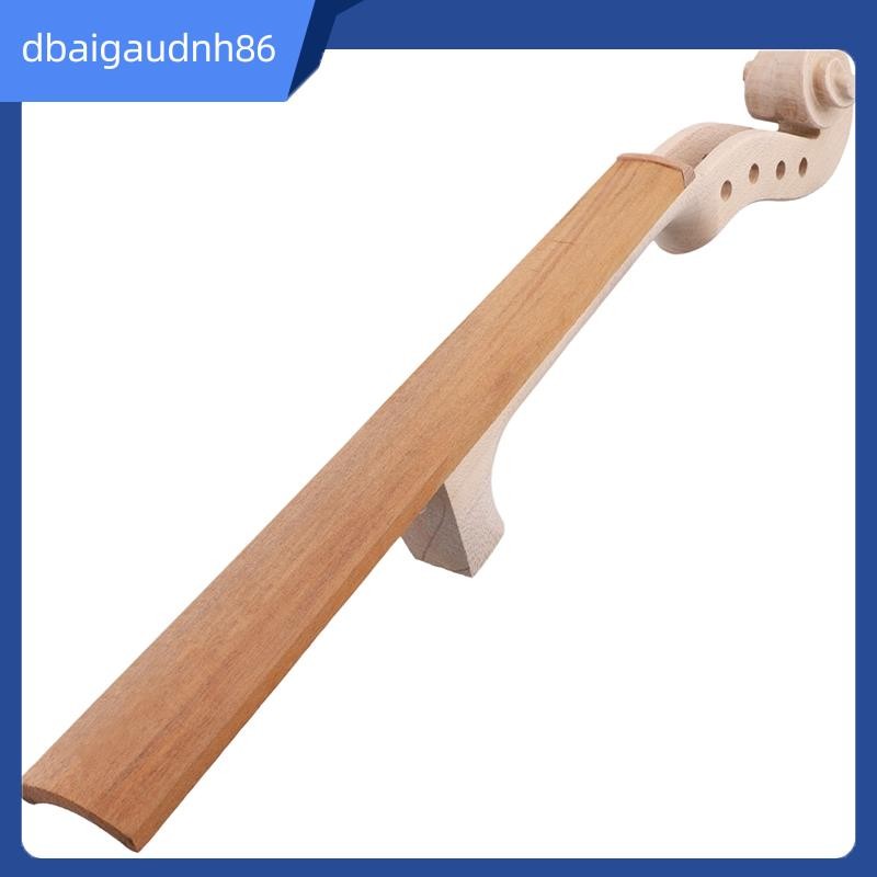 READY STOCKUnfinished Flames ไวโอลินคอ Headstock Scroll 4/4 Unvarnished DIY ไวโอลินหัว Peg กล่อง