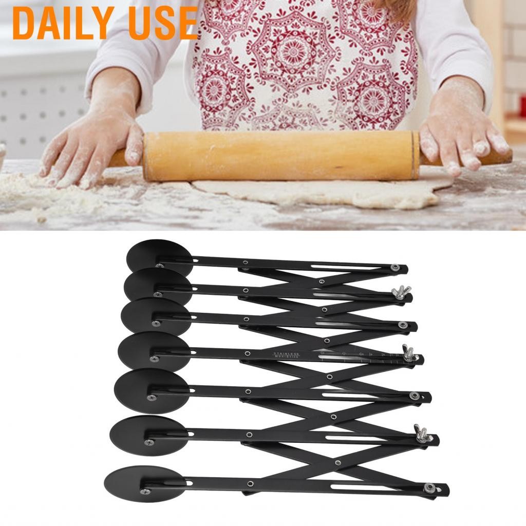 Daily Use การใช้งาน Daily-Th Dovery Dough Cutter Stainless Steel Expandable Pizza พร้อมอุปกรณ์ล็อค M