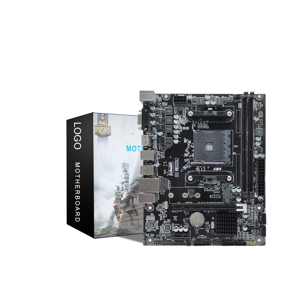 A320 เมนบอร์ด AMD AM4 Core Display เมนบอร์ดคอมพิวเตอร์เดสก์ท็อป ddr4 Dual Channel m.2/Gigabit Net DI
