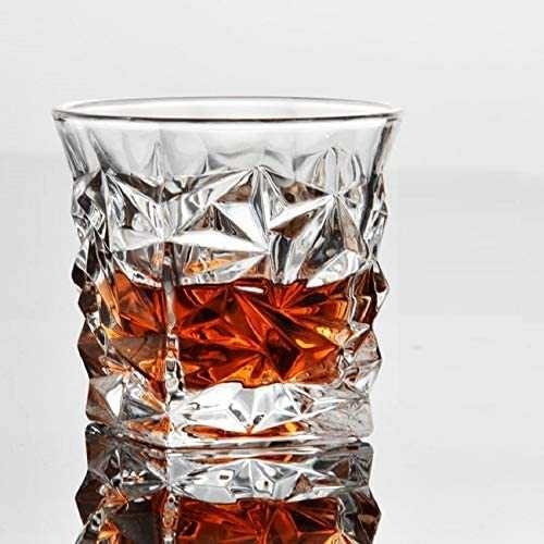 ANDEASTRA Crystal Diamond Rock Glass แก้วค็อกเทล Whisky 300ml - YJ103