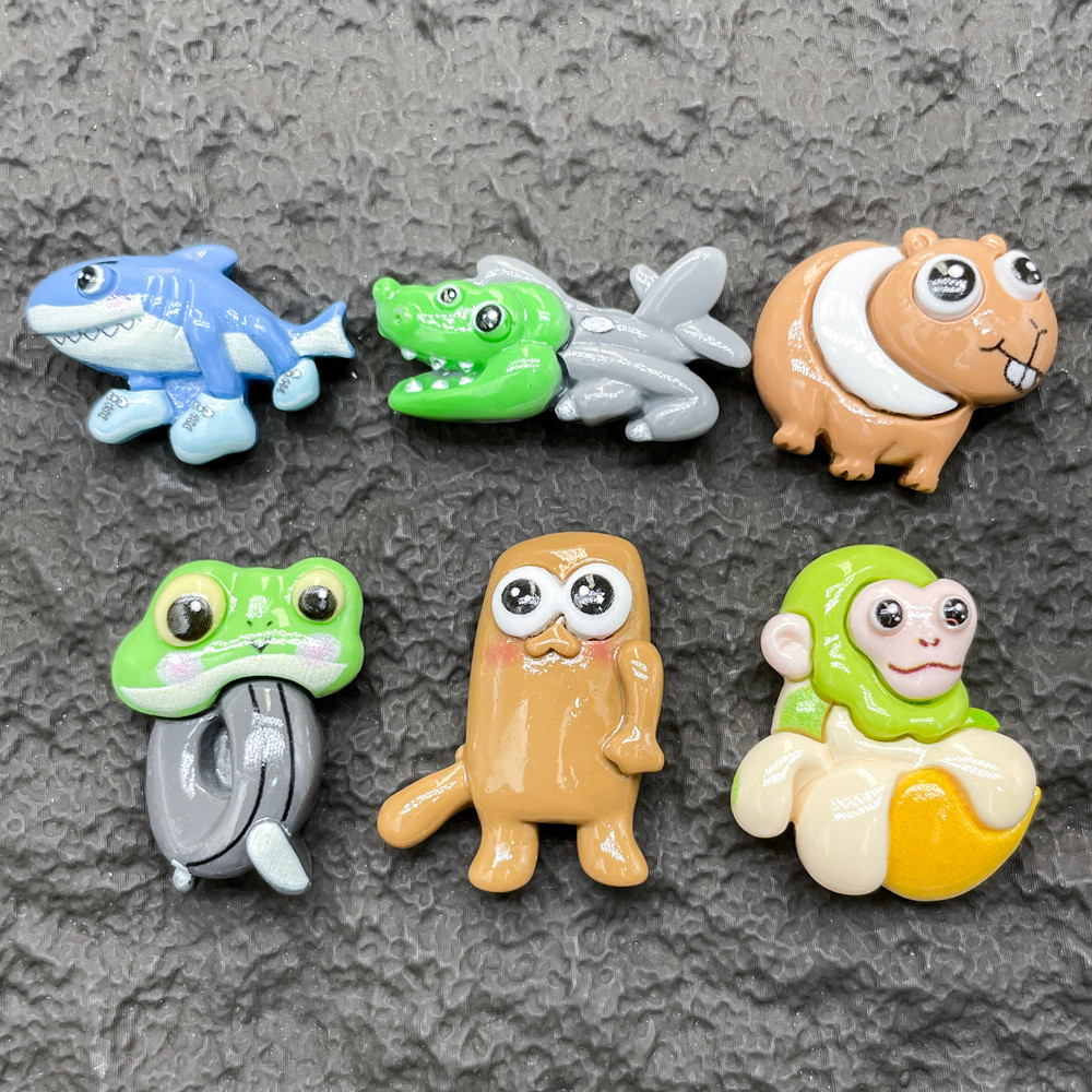 10ชิ้นการ์ตูนภูเขาคลาสสิกและแม่น้ําเรซิ่นเสน่ห์สําหรับ ทําเอง (2-128)