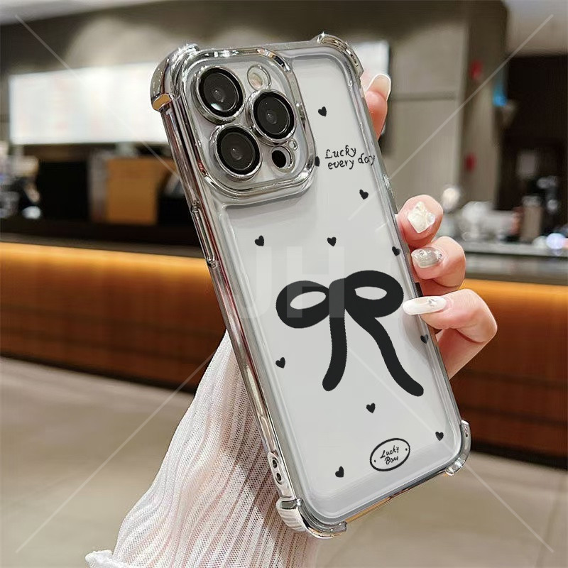 เคส Realme 12X 5G 12 5G 11 5G 11X 5G 9 Pro Plus 9 4G 10 4G 10 Pro 5G 10 Pro Plus 12 Pro 12 Plus 13 5G 11 Pro Plus 11 4G กรณีสี่มุมป้องกัน เคสกันกระแทกโบว์หล่น - รูปที่ 4