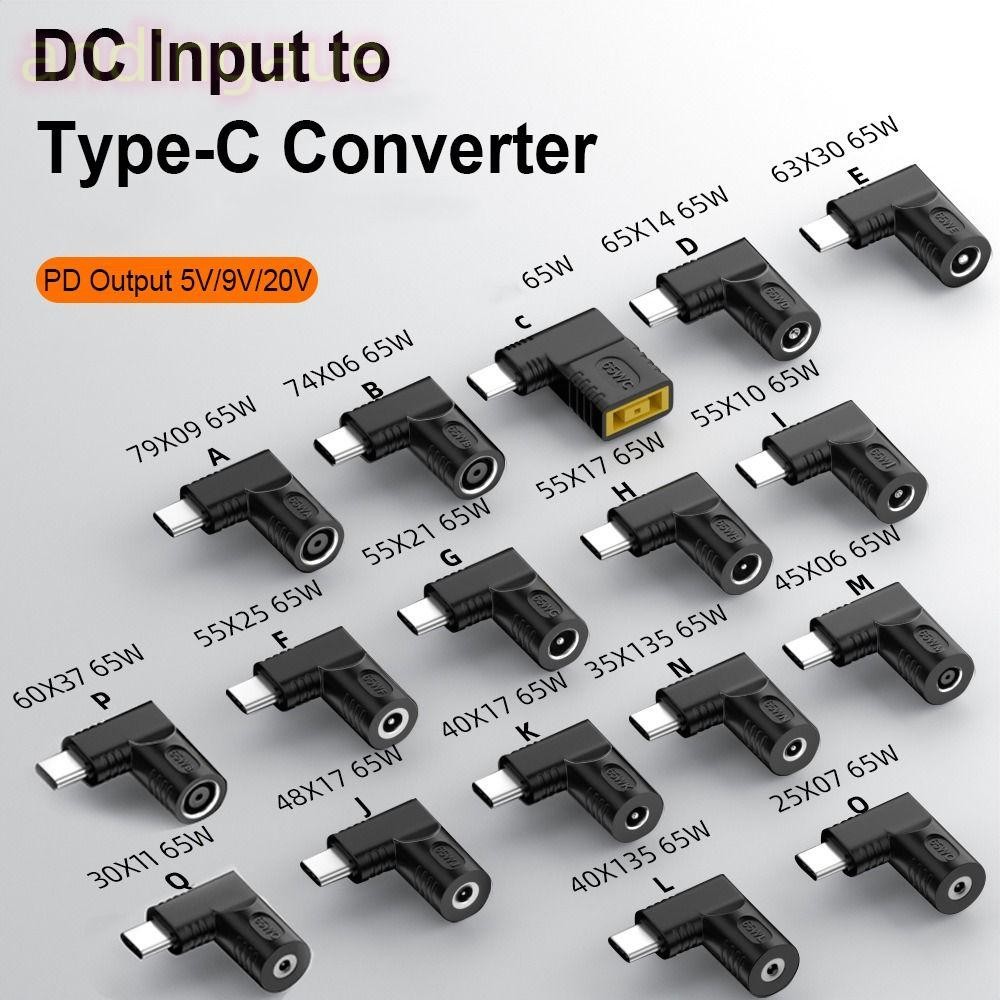 ANDIN Power Adapter 5v 9v 12v USB C Connector 5.5X2.5 7.4X0.9 4.5X0.6mm PD 65W สําหรับ //