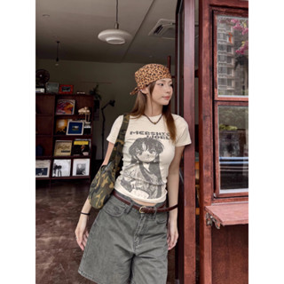 เสื้อยืดเซ็กซี่ เสื้อพิมพ์ลาย 💋 TLDX0836 เสื้อยืดสวยๆผู้หญิง…