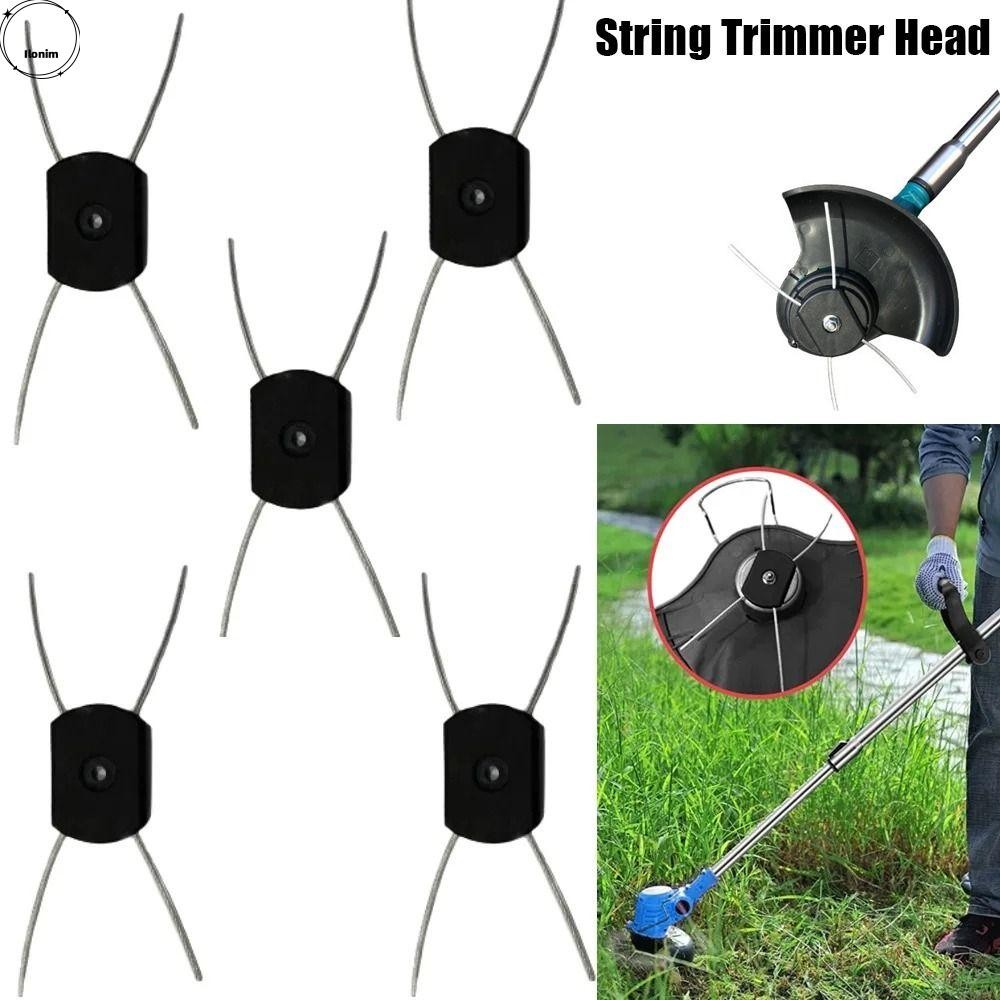 ILONIM 1 ชิ้น String Trimmer Head, สําหรับเครื่องตัดหญ้าไร้สายไฟฟ้าวัชพืชกินหัวเปลี่ยน,ติดตั้งง่ายสวนอุปกรณ์เสริมลวดเหล็กสายวัชพืช Wacker หัว