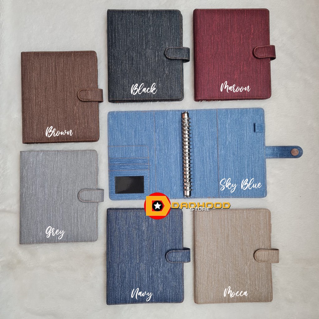 JEANS BINDER 7 สี OPTIONS AVAILABLE ในขนาด A5 & B5