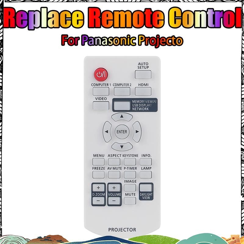 N2QAYA000116 รีโมทคอนโทรลสําหรับ LCD โปรเจคเตอร์ PT-LB382 PT-LB332 PT-LW312 PT-LW362 PT-LB412