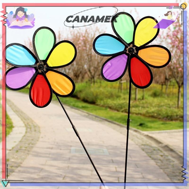 [technicolor] 1PC สีสันเลื่อม Windmill Wind Spinner เด็กบ้านสวน Yard ตกแต่งสต็อกใหม่