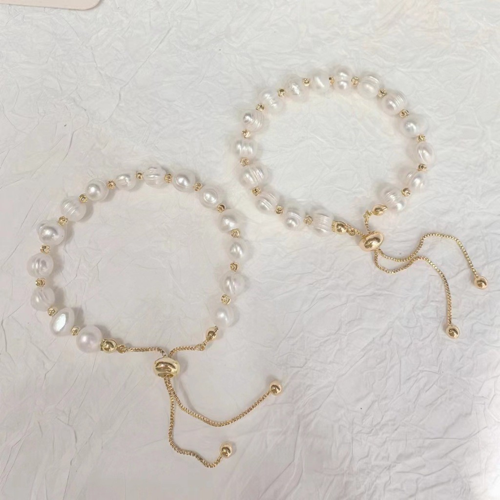 Sky - C28 PEARL BRACELET ผู้หญิงแฟชั่นสไตล์เกาหลีสี PEARL DECORATIVE DESIGN สําหรับบราผู้หญิง