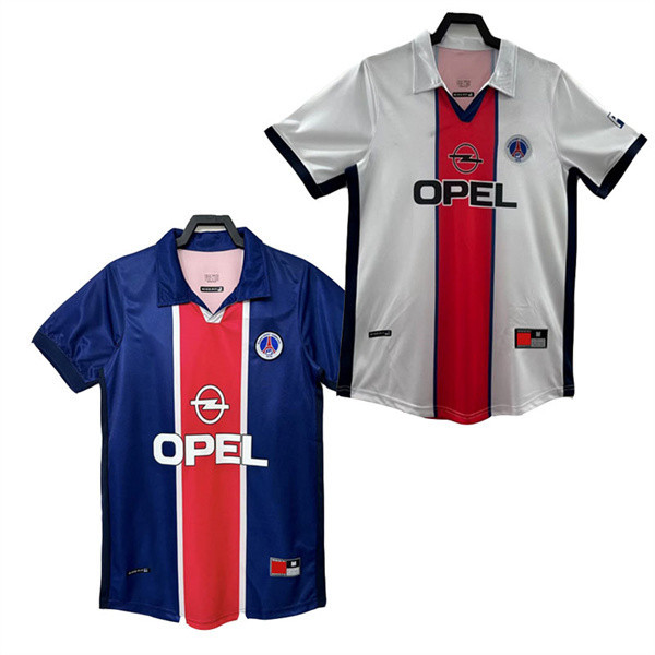 1998 1999 PSG Retro Jersey Home Away เสื้อกีฬาผู้ชาย