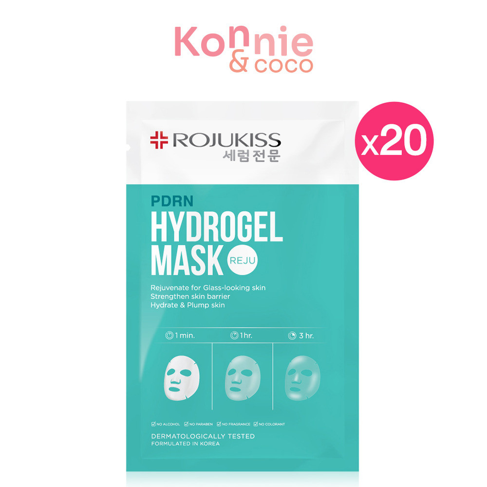 Rojukiss PDRN Hydrogel Mask 33g โรจูคิส แผ่นมาสก์หน้านวัตกรรม Hydrogel Mask.