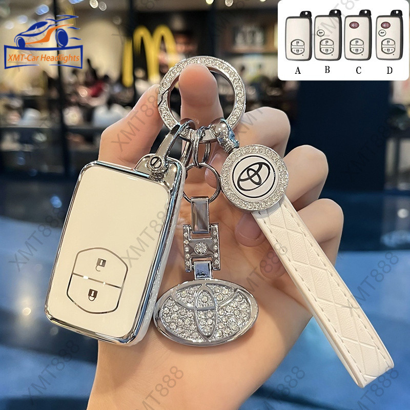 2/3/4 ปุ่ม Toyota Prius TPU ฝาครอบกุญแจสําหรับ Prado/Camry 2012/Altis 2008-2013/Crown/Subaru Foreste XV Key Case - รูปที่ 6
