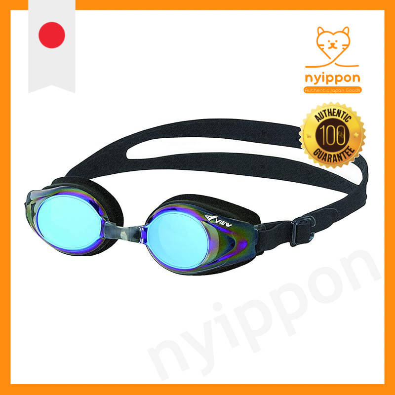 VIEW Kids Swimming Goggles with Anti-Fog and Anti-Bacterial Features - Mirror Type, Designed for Age